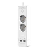Cumpara ieftin Prelungitor JORTAN cu 2 prize, 2 porturi USB si 2 Type C, lungime 2 metri