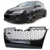 Grila sport fara emblema VW Golf 5 Jetta GTI negru crom NOU
