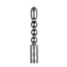 Vibrator Bendable, 10 Moduri Vibratii, Metal, USB, Argintiu, 22 cm