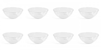 Set boluri, 8 piese, 1.5 L, Plastic, Transparent natur foto