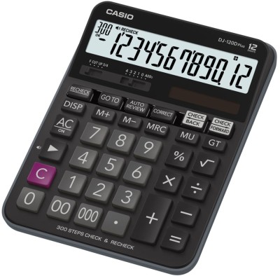 Calculator de birou 12 digits Casio DJ-120D negru foto
