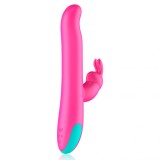 HAPPY LOKY - PLUTO RABBIT VIBRATOR &amp; ROTATOR WATCHME WIRELESS TECHNOLOGY COMPATIBLE