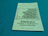 ZIRIDAVA CETĂȚI ȘI SUBTERANE EXTRATERESTRE / T.I. ARDELEAN /2002 * 500