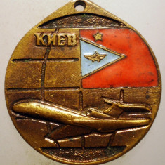 1.284 MEDALIE RUSIA URSS AVIATIE AVION KIEV AEROFLOT email 28mm