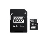 Card de memorie Goodram microSDXC, 256GB, Clasa 10, UHS-I, Adaptor SD