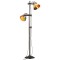 Lampa de podea cu 2 abajururi, multicolor, E27 - 1