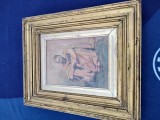 Superb TABLOU ,, MAGREBIAN,, , SEMNAT , PICTOR STRAIN ., Portrete, Ulei, Realism