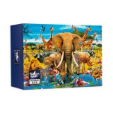 Mini-puzzle Black Sea Viața &icirc;n savană &ndash; 54 de piese