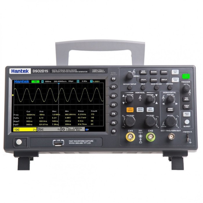 Osciloscop digital DSO2D10 DSO; Ch: 2; Bandă: 100MHz; 1Gsps; 4Mpts/ch care permite Triggering rapid