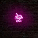 Aplica de Perete Neon Live Laugh Love