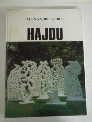 HAJDU (prezentare in limba romana si engleza) Catalog - Alexandru CEBUC - Muzeul de Arta al R.S.R, 1984 foto