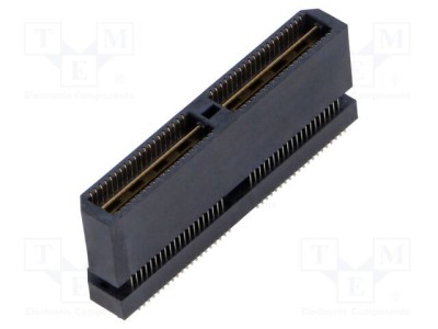 Conector PCB-PCB tată PIN 80 0,8mm QTE aurit SMT 2A SAMTEC foto