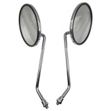 Cumpara ieftin Set 2 Oglinzi Universale Rotunde Moto Scuter ATV, Filet M8 8mm, Nichelat