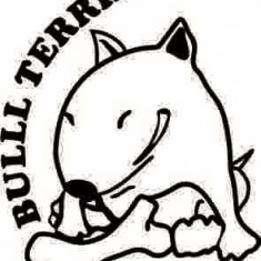 Sticker Auto Bull Terrier