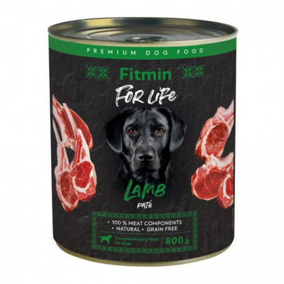 Konzerva Fitmin For Life LAMB pat&amp;eacute; 800 g foto