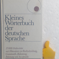 Kleines Wörterbuch der Deutschen Sprache 35000 Stichworter