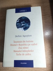 Stefan Agopian - Opere I. Insemnari din Sodoma; Drumul; Republica pe esafod; Ziua miniei; Manualul intimplarilor; Tache de catifea (Polirom, 2008)
