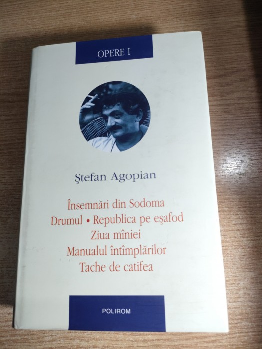 Stefan Agopian - Opere I. Insemnari din Sodoma; Drumul; Republica pe esafod; Ziua miniei; Manualul intimplarilor; Tache de catifea (Polirom, 2008)