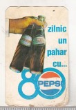 bnk cld Calendar de buzunar - 1980 - Pepsi Cola