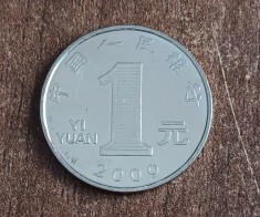 C50 - Moneda foarte veche - China - 1 yi yuan - 2009 foto