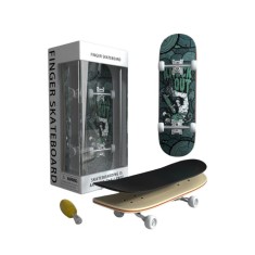 Fingerboard Skateboard Premium Innovium&trade;, Model &ldquo;Wrestling&rdquo;, Mini Skateboard Din Lemn, Trucuri Profesionale, 5.5 &times; 12 &times; 4.5 CM