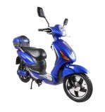 Cumpara ieftin Bicicleta Electrica Tip Scuter ZT-09, 350W, 48V, 35km Autonomie, Fara Permis, Albastru/Rosu/Gri