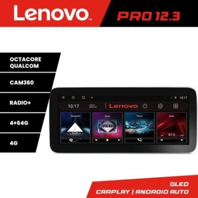 Navigatie Mercedes Clasa R K-215 Lenovo PRO 4+64 12.3 inch qled android 4G DSP gps internet 8Core CarStore Technology foto