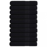 VidaXL Prosoape pentru saună 10 buc Negru 360 g/m&sup2; 100% bumbac