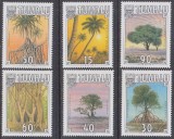 TUVALU -ARBORI TROPICALI-Serie completa de 6 timbre MNH