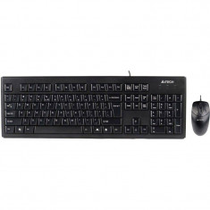 Kit tastatura + mouse A4Tech KRS-8372 USB Black foto