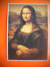 HOPCT 54412 GIOCONDA/MONA LISA-LEONARDO DA VINCI-CP PICTURA FRANTA -CIRCULATA foto