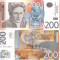 SERBIA █ bancnota █ 200 Dinara █ 2011 █ P-58a █ Serie AA █ UNC █ necirculata