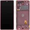 Display cu Touchscreen Samsung Galaxy S20 FE G780, cu Rama, Rosu, Service Pack GH82-24219E