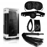 Deluxe Bondage Kit - Set BDSM cu Caluș, Bici, Cătușe și Blindfold, Orion