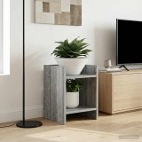 vidaXL Suport pentru plante cu raft 2 pcs Sonoma gri 30 x 30 x 40 cm 899621