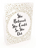 She Believed She Could So She Did: 52 Beautiful Cards of Inspiring Quotes and Empowering Affirmations | Summersdale, Summersdale Publishers
