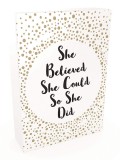 She Believed She Could So She Did: 52 Beautiful Cards of Inspiring Quotes and Empowering Affirmations | Summersdale