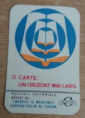 C9 37 - 1973 - Calendare de buzunar - reclama noutati literare
