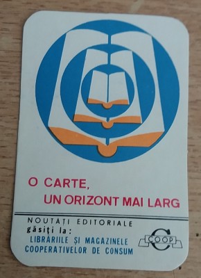 C9 37 - 1973 - Calendare de buzunar - reclama noutati literare foto