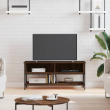 VidaXL Dulap TV stejar maro, 100x35x45 cm, lemn prelucrat
