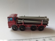 bnk jc Lesney Matchbox no 10 Ergomatic Cab Pipe Truck