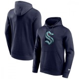 Seattle Kraken hanorac de bărbați cu glugă Logo Graphic Hoodie Maritime Blue - 3XL