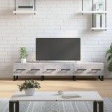 VidaXL Comodă TV, gri beton, 150x36x30 cm, lemn prelucrat