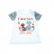 Tricou pentru fete Happy House WB-2854AL, Alb