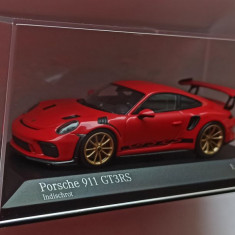 Macheta Porsche 911 GT3 RS (991-2) 2018 rosu - Minichamps 1/43