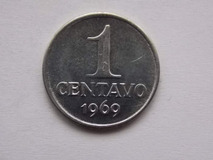1 CENTAVO 1969 BRAZILIA