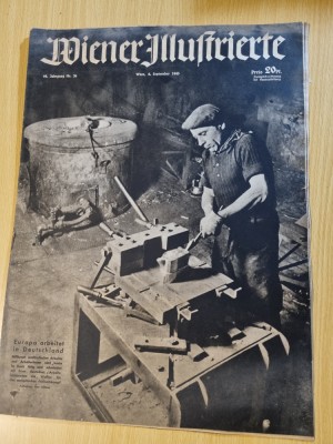 revista nazista austria 8 septembrie 1943-art. si foto al 2-lea razboi mondial foto