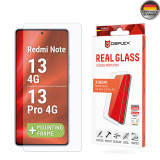 Cumpara ieftin Folie pentru Xiaomi Redmi Note 13 4G / Note 13 Pro 4G / Poco M6 Pro 4G, Displex Real Glass 2D, Clear