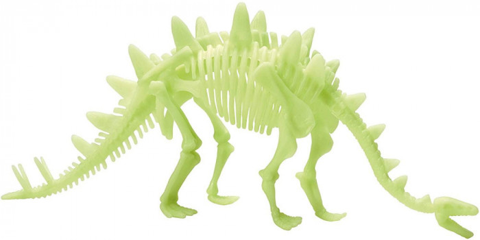 Schelet Stegosaurus reflectorizant PlayLearn Toys