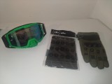 Cumpara ieftin Set accesorii moto -off road-atv-bicicleta-tricicleta:Ochelari,manusi si cagula, marimi;M,L,XL